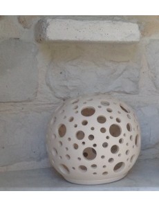 Ceramic Tea Light Candle Lanterns "Sphere"