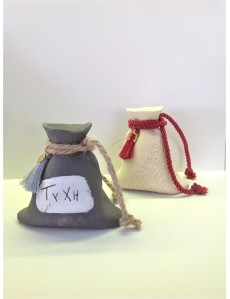 Decorative Ceramic Sacks of luck 