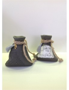 Decorative Ceramic Sacks of wealth