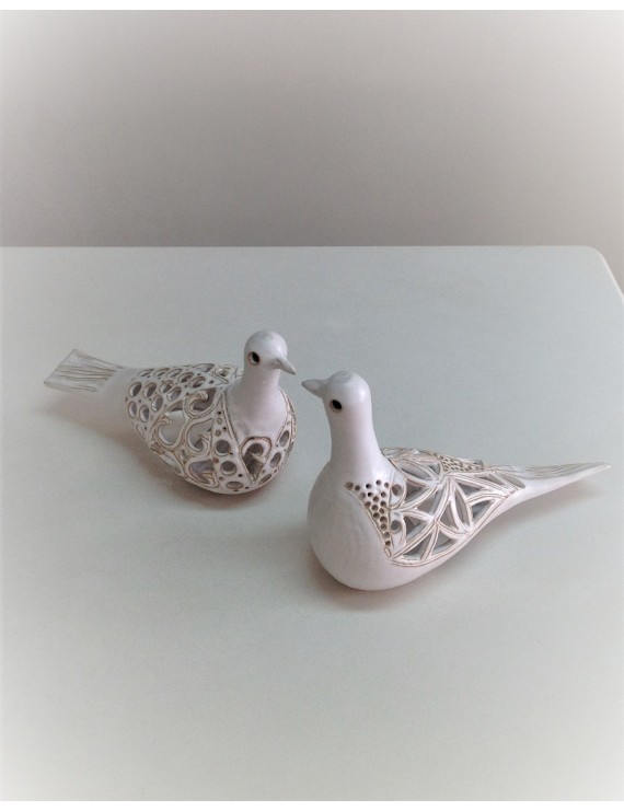 Διακοσμητικά Χειροποίητα κεραμικά Περιστέρια 