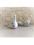 Decorative Ceramic Pigeon set