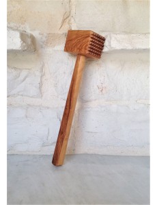 Meat tenderizer hammer made Of Natural Olive Wood