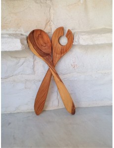 Σετ Κουτάλες σερβιρίσματος από Φυσικό Ξύλο Ελιάς  