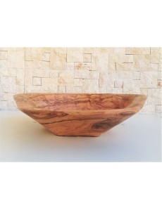 Handcrafted Bathroom Sink  Natural Olive wood 