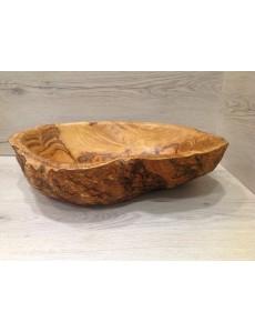 Handcrafted Bathroom Sink from Natural Olive Wood 