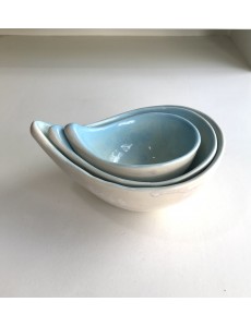 Ceramic salad bowl set of 3