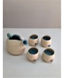 Handmade Ceramic set for Wine